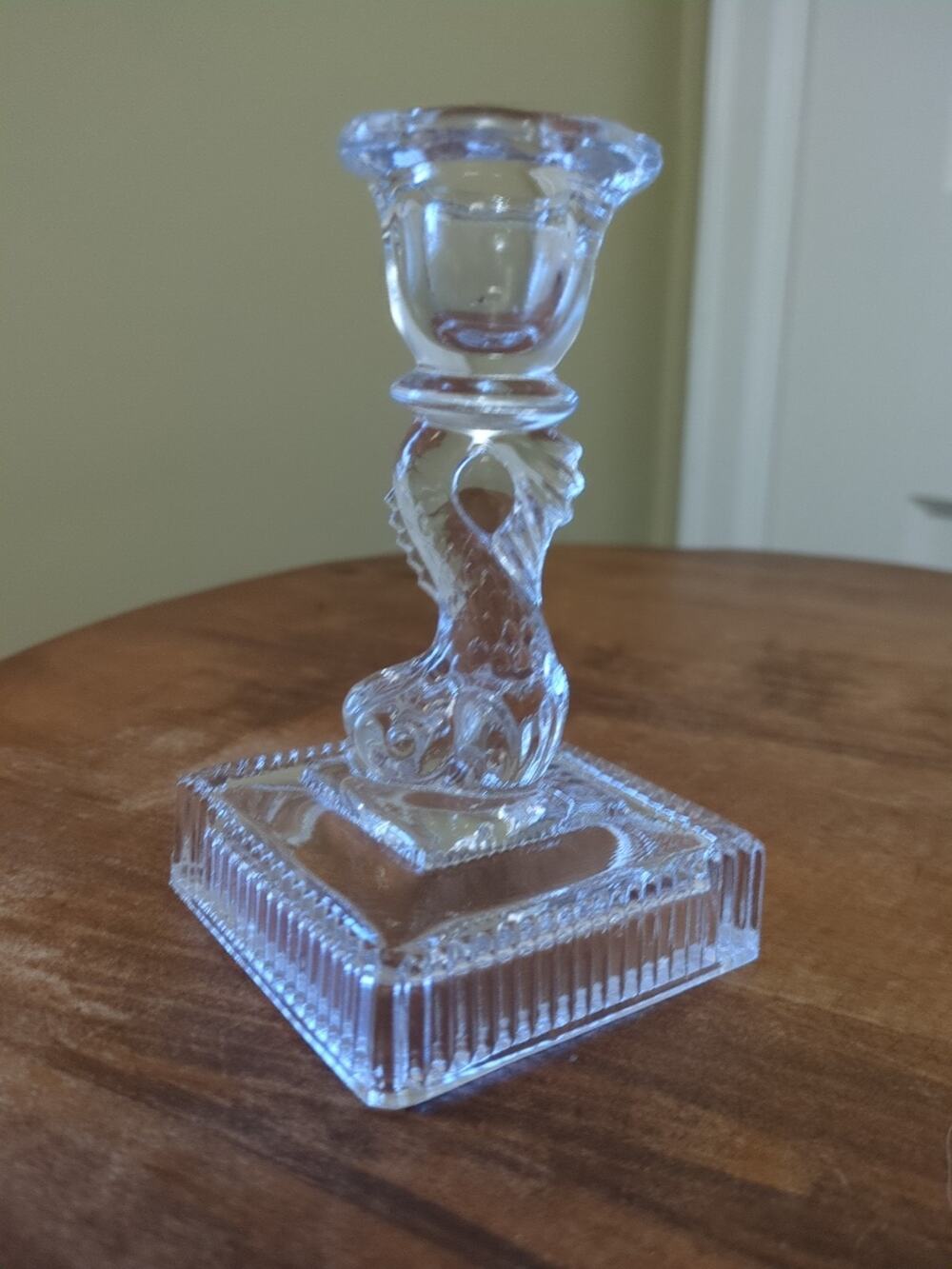 Imperial Glass Koi 5" Glass Candlestick